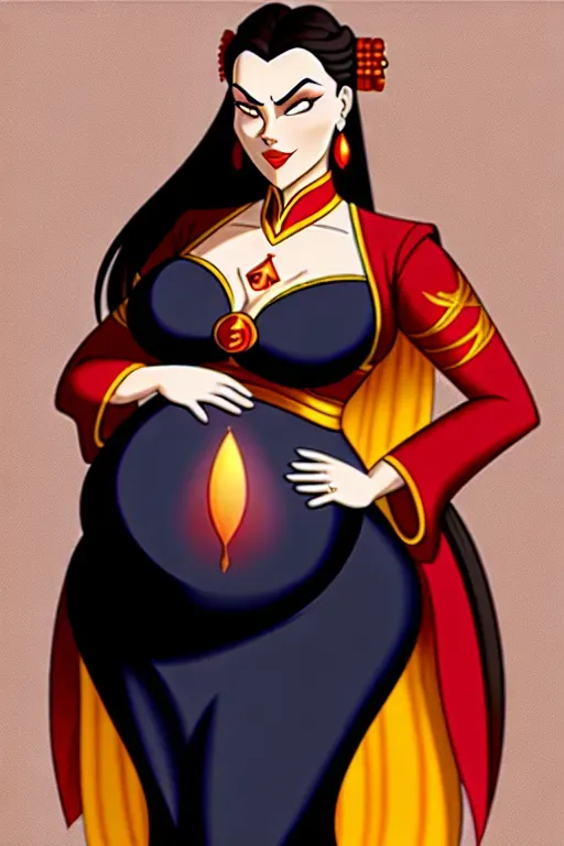 (Azula) (hourglass figure) (pregnant)