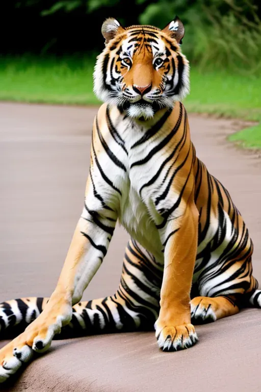 a female tiger