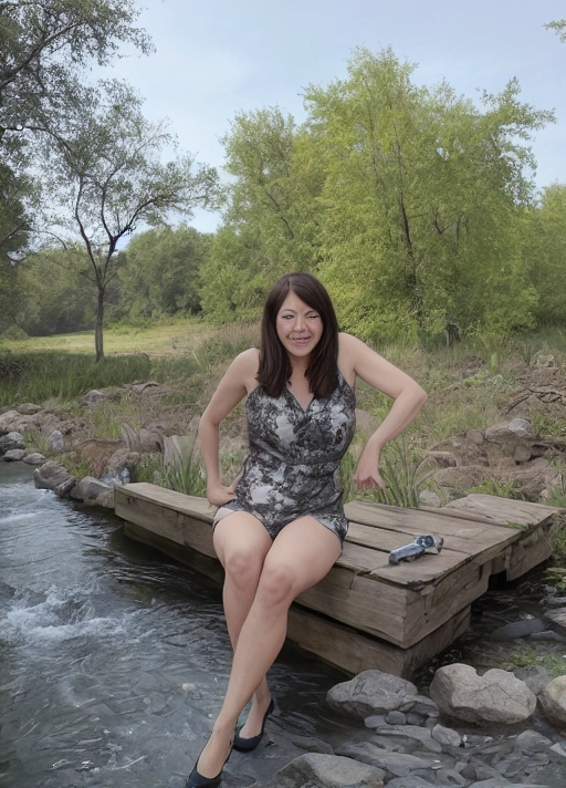 suzanne takes you down to her place near the river