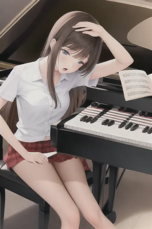 orgasmic piano girl
