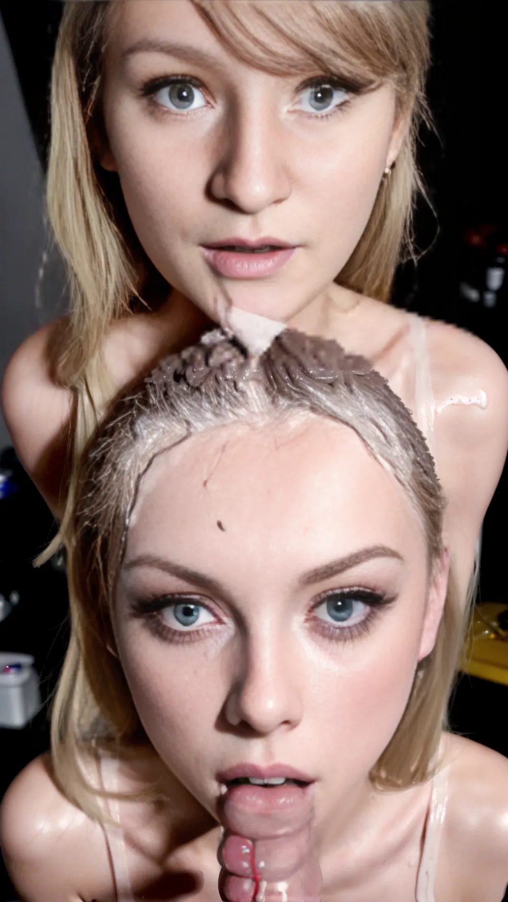 a photo shot of,taylor swift,covered in cum,worship,cumshot,begging,small natural tits,sultry,mascara running,bangs,pussy,fucking,charming face,beautiful lips,pale skin,highly detailed,8k,studio lighting,ultra realistic