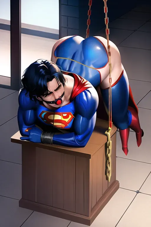 512px x 768px - Superman In Bondage Tied | BDSM Fetish