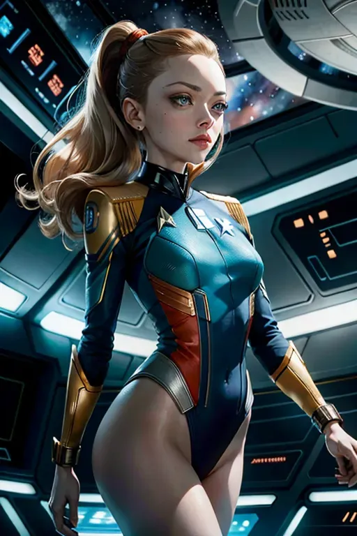 Amanda Seyfried, Star Trek Deep Space Nine Station, (( Leotard Star Trek Discovery Uniform))