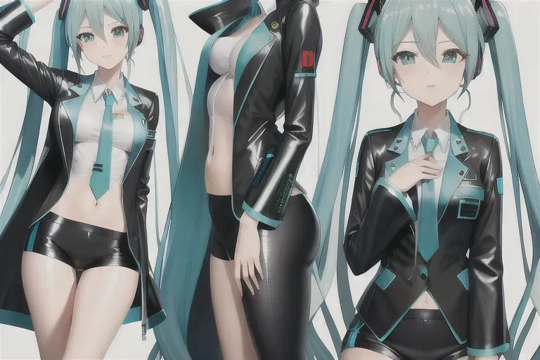 Hatsune Miku jacket suggestive