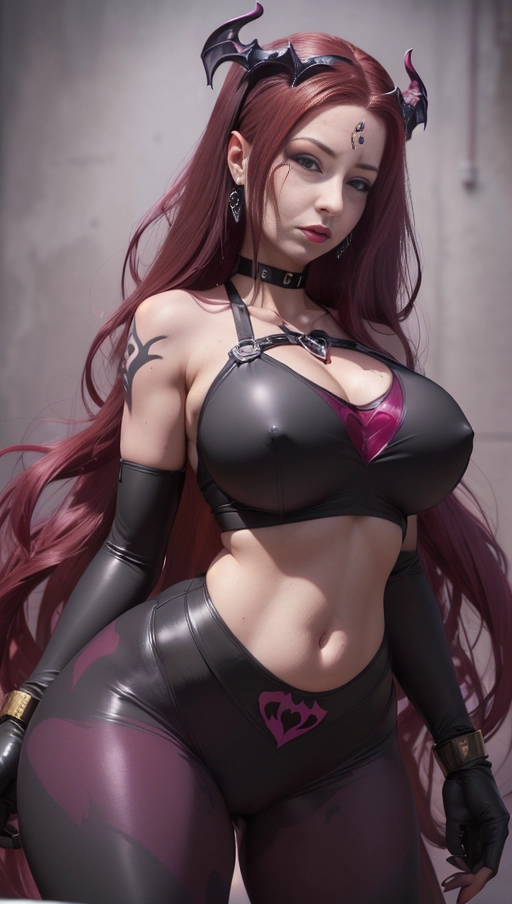 best quality, (((ultra high res))), (detailed face and eyes), (succubus), hearts, ((perfect face)), (necklace), (((big choker))), golden earrings, jewelry, gloves, ((gold)), (((big pink diamond diadem))), (big pink diamond crown), hourglass body, ((handcuffs)), handcuffed, ((((chained)))), (tied up), ((black symbiote goo suit)), ((((symbiote succubus)))), ((big cameltoe)), ((((burgundy red hair)))), ((((extremely long hair)))), ((((straight hair)))), ((black boots)), (black symbiote neckholder suit), (((black legs))), (((black gloves))), (((((very long voluminous hair))))), (((((hair raising succubus))))), ((((raising hair)))), (((((very voluminous hair))))), ((black symbiote hips)), ((black symbiote thighs)), ((perfect eyes)), ((((face closeup)))), (((black symbiote leggings))), (((corruption))), ((((burgundy red hair everywhere)))), ((huge tits)), ((huge boobs)), (((heart))), (black symbiote boobs), ((((neckholder underboob crop top))))
