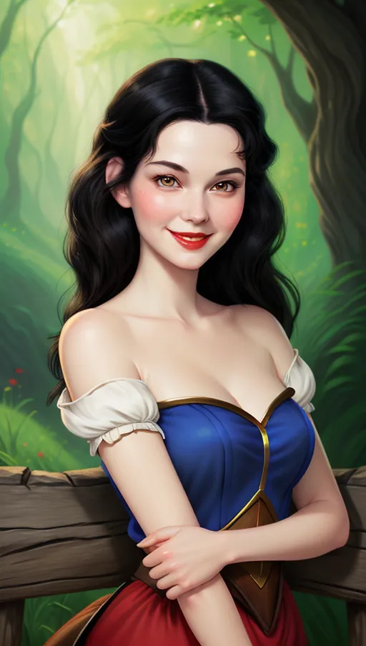 Dopamine Girl - Disneys Snow White illustrated in realistic concept art ...