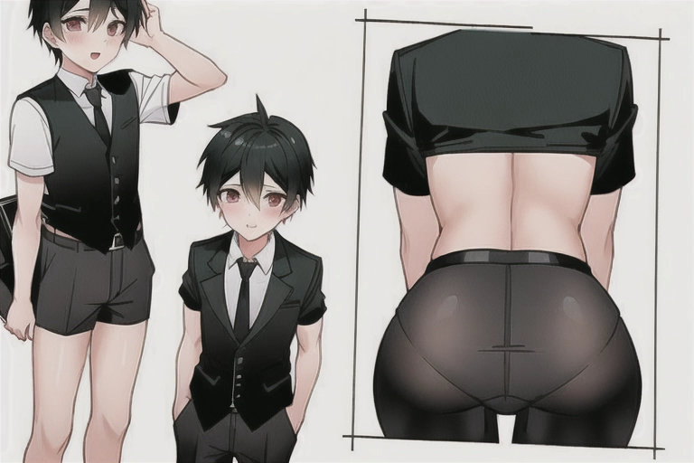 boy with big ass (boy) (femboy) (only one person) (male) (cock)