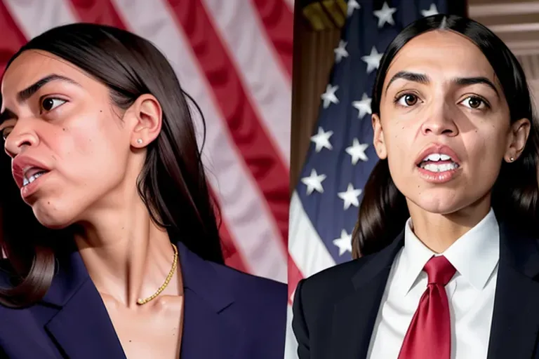 Dopamine Girl Alexandria Ocasio Cortez Fucking Donald Trump Kpxwq8zlz25