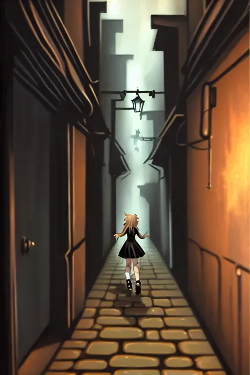 Selti chased in dark alley