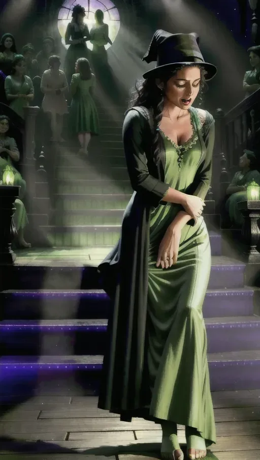 raping crying Elphaba. Cumming inside, shaming her, punishing her, forcing her swift and hard, bare feet