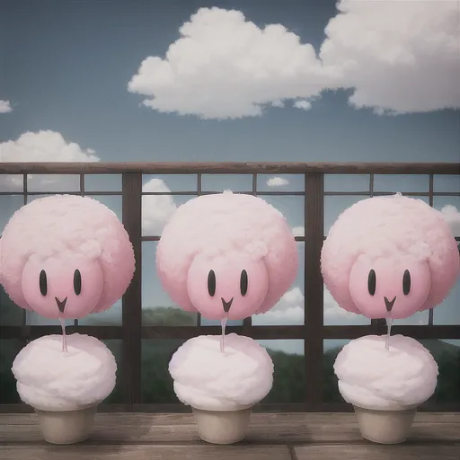 Hucow, naked, bimbo, cotton candy