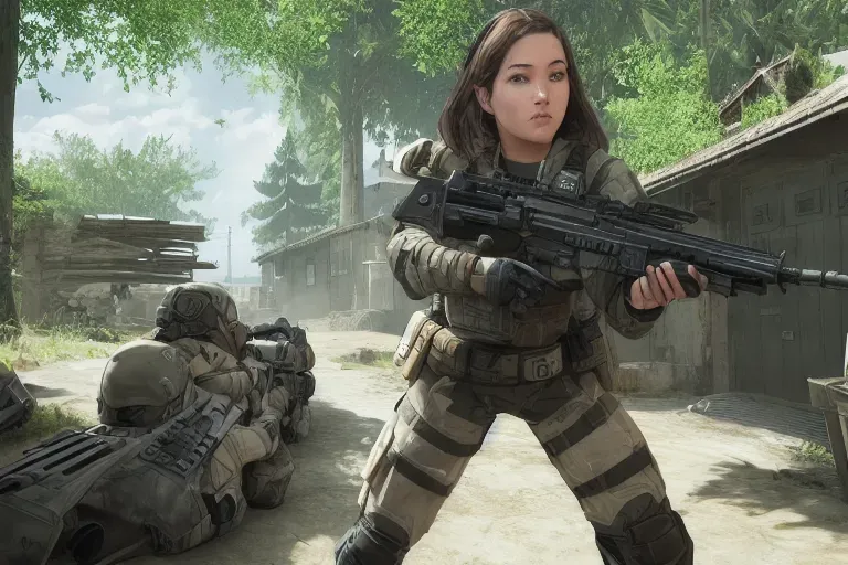 A first person shooter for women, A first person shooter for girls, A feminine first person shooter, A first-person shooter for women, a first-person shooter for girls, a feminine first-person shooter, masterpiece x best_quality, multiple women, multiple girls, weapons, armor, action-packed, photorealistic graphics, futuristic, power armor, blonde, brunette, black haired, pov, first-person perspective, armored, power armored, FarCry type, poles of corpses in the background,