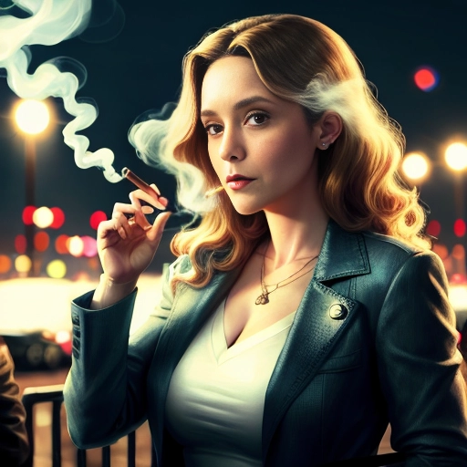 Drew Barrymore hypnotizing Allison Brie, sleepy, spirals,
(((hold a cigarette in her mouth))), smoking girl