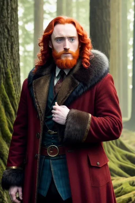 Tony Curran Roots Dopamine Girl - intricate highly detailed Tony Curran with long red ...