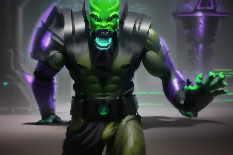 Mirialan, Muscular male, (((green skin))), black tribal tattoos, long black hair, purple eyes, cheerful, gray shirt, gray pants, futuristic clothing, alien, sfw, headshot, masterpiece, absurdres, ((((solo focus)))), 8k, perfect edges, ultra realistic, perfect anatomy, low light, perfect face, fine details, realistic shaded, photoshoot, male