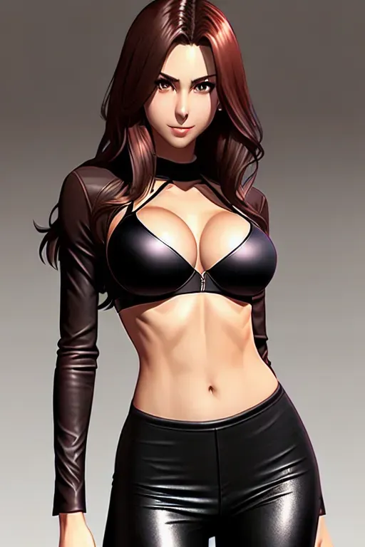 saber from fate series ,leather leggings, unbuttoned shirt , Skinny body , dynamic lighting, shiny hair, shiny skin, masterpiece, best quality, ultra-detailed, illustration, toned torso, extremely delicate and beautiful, (((thin))), (((slender))), (((big breasts))), perfect eyes,
