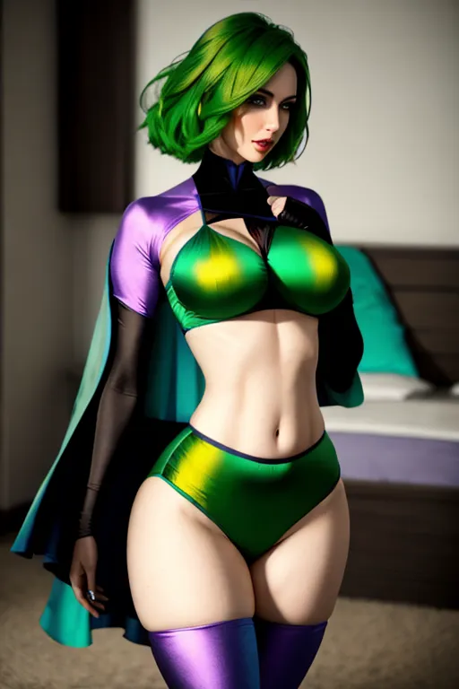 Photo, Distant shot, tilt shift,
(Voluptuous girl), full body shot, cinimatic, landscape, professional, vivid colors, green hair, feminine eyes, realistic eyes, feminine body, feminine shoulders, feminine breasts, realistic breasts, realism breasts, hd breasts, sad orgasm face, realistic clothes, hd clothes, ((sexual clothing)), beautiful hips, beautiful butt, beautiful stomach, beautiful belly, feminine belly