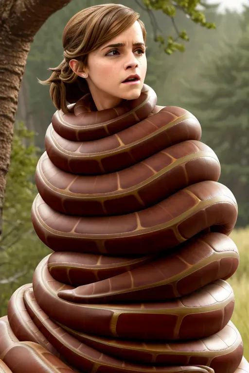 <lora:dpmg_snake_coiling:1> Emma Watson, coils, lying, snake, masterpiece, best quality, highly detailed