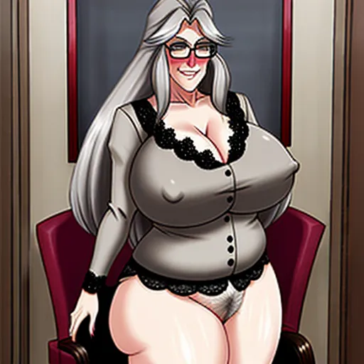 Old Granny bbw, hairy pussy, long gray hair