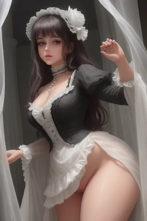 A very cute victorian female ghost, apparition, wraith, transparent, spirit of a beautiful woman, phantom, long flowing dark hair, ghostly appearance, tanned skin, dark eybrows, glowing eyes, small nose, soft cheeks, soft chin, full lips, pearl necklace, ripped and tattered victorian dress, small breasts, thicc curvy figure, thicc ass, full thighs, very wet aroused pussy, aroused clit, throbbing anus, hovering over me while i sleep, by my bedside, lifting skirt up showing her naked body, wanting sex with me, sweet, seductive, submissive, mansion, stormy, needing a man, background lighting, graphic sexuality, high definition, 4k quality, excellent lighting, great shading, pristine detail, very clear picture, accurate at lower promp guidence, five fingers per hand.