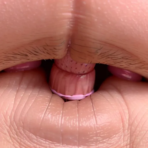 A solo close up photo of a 24 inch dick with high quality detail and a light pink tip. The Cock should be veiny and girthy with a form of stickiness as if it just got sucked