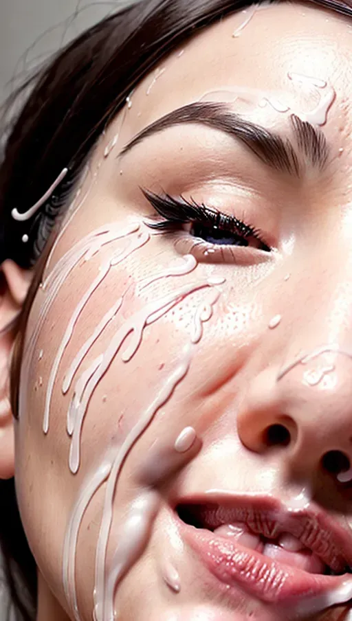 ((((Detailed face)))), (((massive bukkake)))