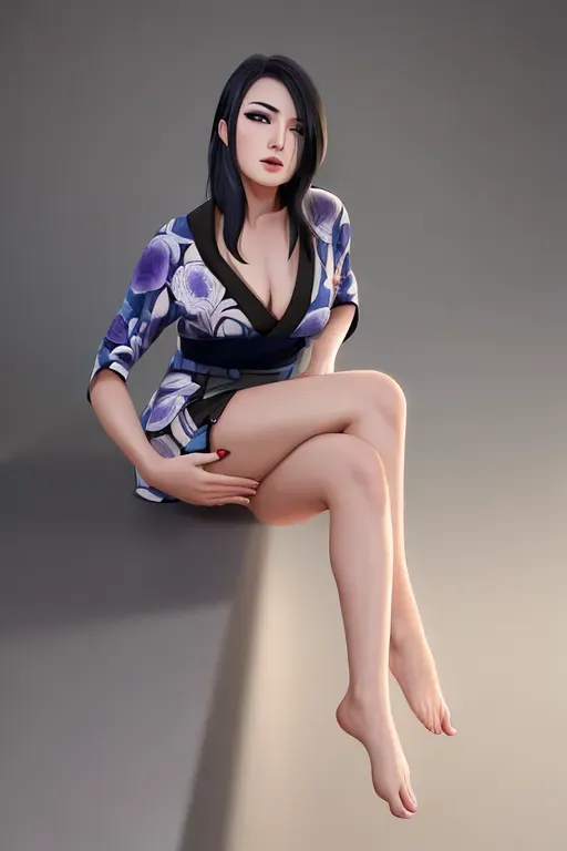 1girl , full body, beautiful::5, gorgeous::5 , breath taking, deadly, feudal japan::5 , edo period , night , japanese , highres , short hair, dark hair, black hair, green eyes , almond shaped eyes, thin lips, solo, ((masterpiece)),photo referenced::5, pale skin, tenchu, kunoichi, professional, ultra high res, kuugire, stealth, soft feminine facial features, button nose, 27 years old::5, seductive look, arrogant look, sinister look, detailed face::5, shocked expression::5, afraid::5, surprised::5, terrified ::5, pained::5, pained expression::5, detailed eyes, dark blue kimono::5, feet, foot, 5 toes, toe, underwear, panties, pose, bent, purple eyeliner::5, eyeliner::5, hand, fingers, 5 fingers, eyes wide, mouth open::5, dorsum of the foot , dorsal, on toes, slender::5, athletic::5, foot sole, sole, sole of the foot,