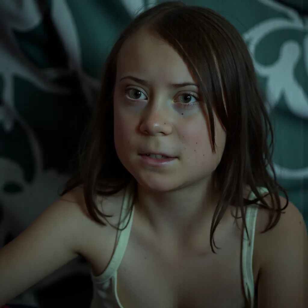 Greta Thunberg naked sleeping